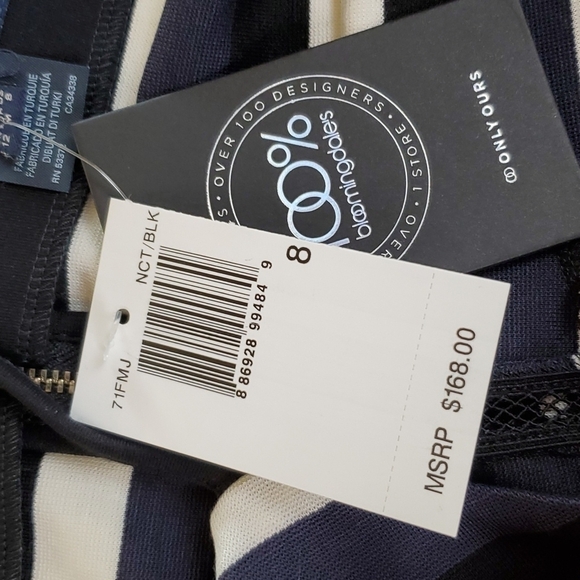 French Connection Striped Sheath Mini Dress NWT - Picture 15 of 17